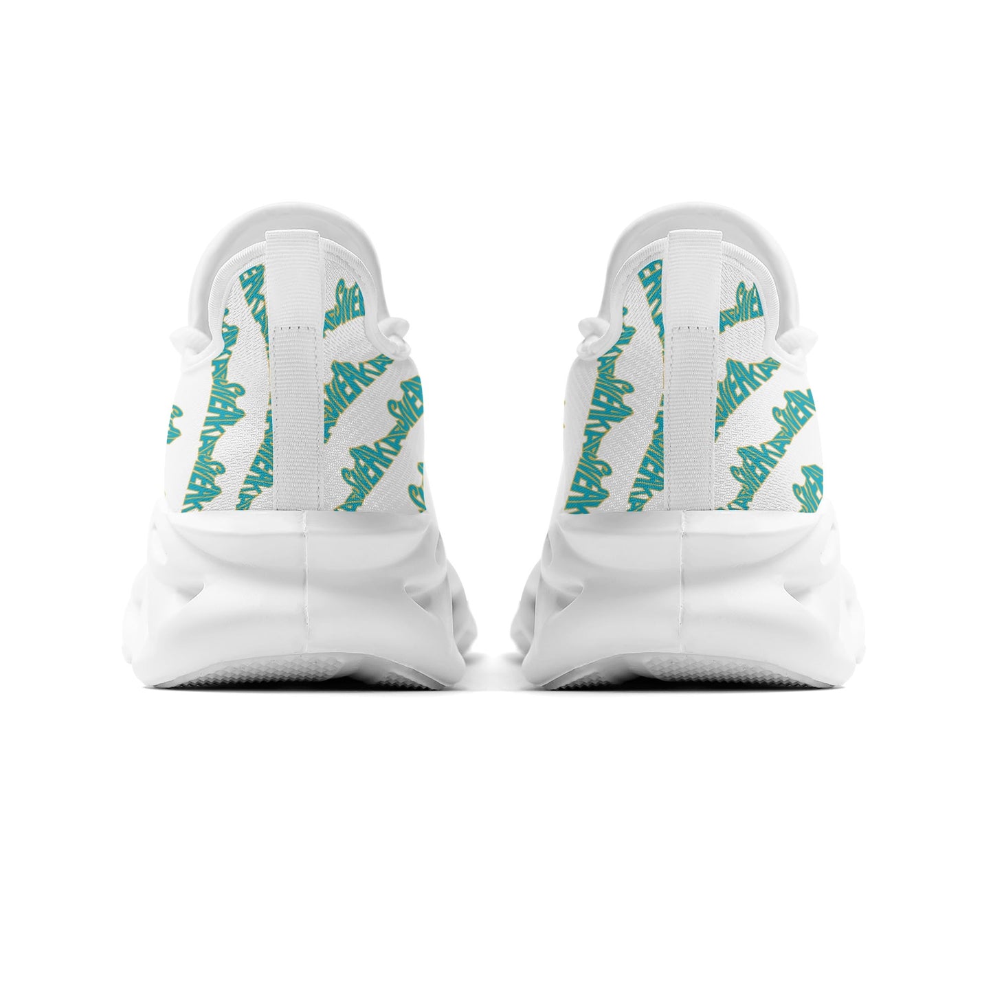 Splatter Sprinter- White Lightning trainers by SNEAKAR (F)